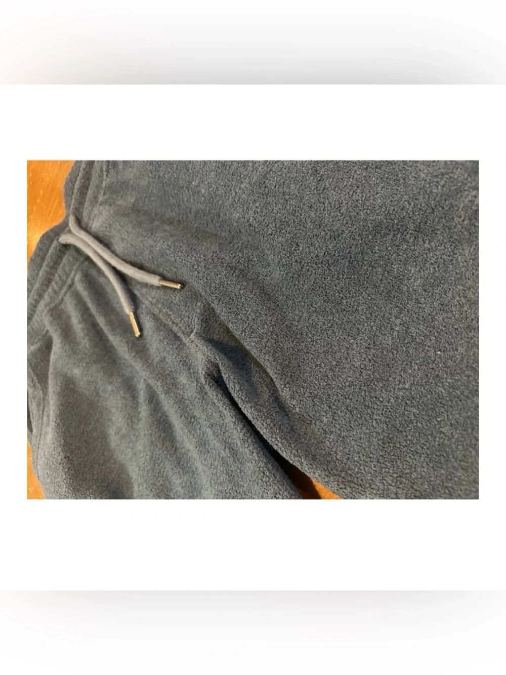 Old Navy Men’s Blue Terry Drawstring Athletic Shorts Size Medium
